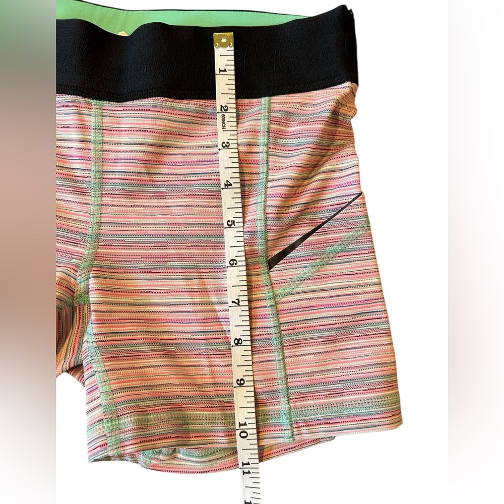 Lululemon What The Sport Short Pink Blue Stripe 6 - Picture 12 of 13